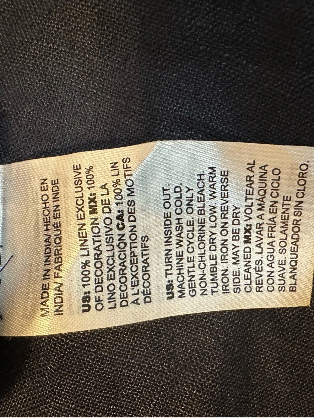 Chico's Navy Blue Embroidered Mini Dress - Picture 6 of 6
